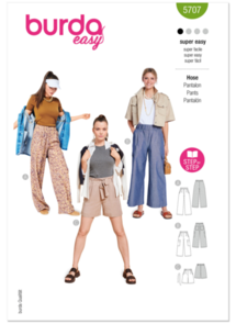 Burda Style Pattern 5707 Misses' Trousers