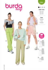 Burda Style Sewing Pattern 5761 Misses' Cargo Trouser Pants & Shorts