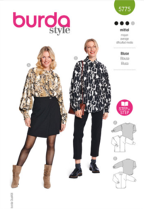 Burda Style Sewing Pattern 5775 Misses' Blouses