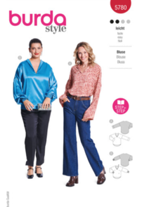 Burda Style Sewing Pattern 5780 Misses' Blouse