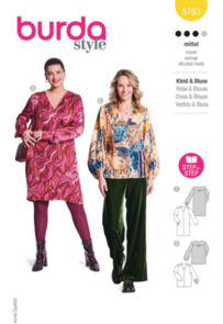 Burda Style Sewing Pattern 5783 Misses' Dress and Blouse