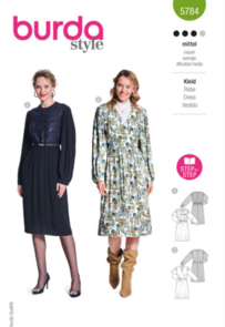 Burda Style Sewing Pattern 5784 Misses' Dress