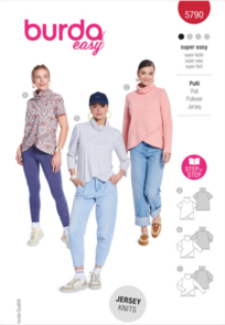 Burda Style Sewing Pattern 5790 Misses' Tops