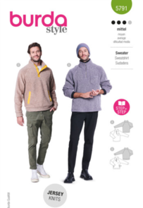 Burda Style Sewing Pattern 5791 Men's Top