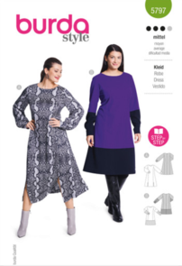 Burda Style Sewing Pattern 5797 Misses' Dress