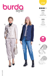 Burda Style Sewing Pattern 5799 Misses' Jacket