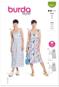 Burda Sewing Pattern 5821 Misses' Dress