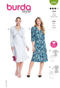 Burda Sewing Pattern 5838 Misses' Dress