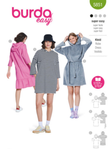 Burda Style Sewing Pattern 5851 Misses' Dress