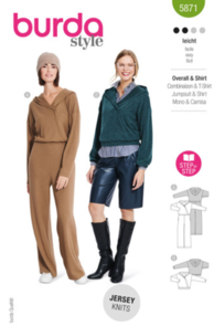 Burda Style Sewing Pattern 5871 Misses' Jumpsuit & Top