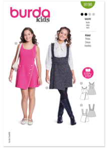 Burda Style Pattern 9198 Children's Dress and Skirt
