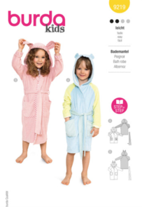 Burda Style Sewing Pattern 9219 Children's Bathrobe