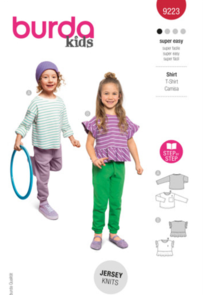 Burda Style Sewing Pattern 9223 Children's Top