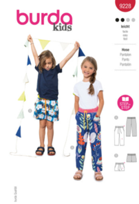 Burda Sewing Pattern 9228 Children's Pants