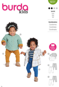 Burda Style Sewing Pattern 9231 Babies' Coordinates