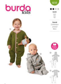 Burda Style Sewing Pattern 9235 Babies' Jumpsuit