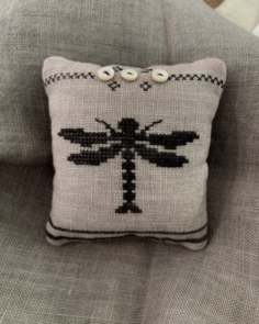 The Kiwi Stitch & Knit Co Dragonfly Pin Pillow Pattern
