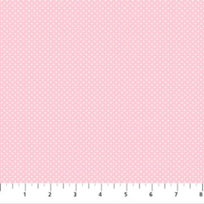 Northcott Tea for Two - Swiss Dot - Pink