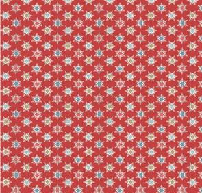 Liberty Woodland Christmas - Forest Star Red