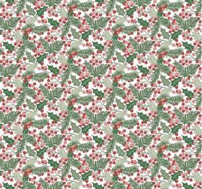 Liberty Woodland Christmas - Winterberry Holly Green