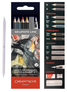 Caran d'Ache Multi-Techniques Watersoluble Metal Set of 13