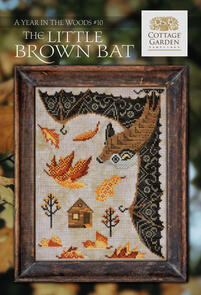 Cottage Garden Samplings Cross Stitch Pattern - The Little Brown Bat