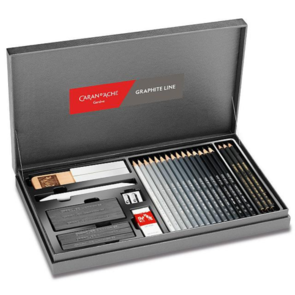 Caran d'Ache Graphite Line Gift Box 28pce