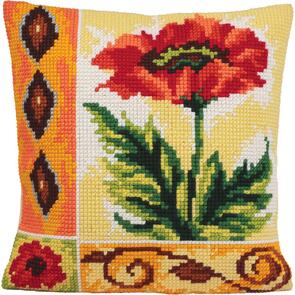 Collection D'Art  Needlepoint Cushion Kit - Coquelicot Vaillant