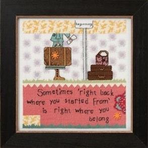 Mill Hill Bead & Cross Stitch Kit: Right Back (Quote)