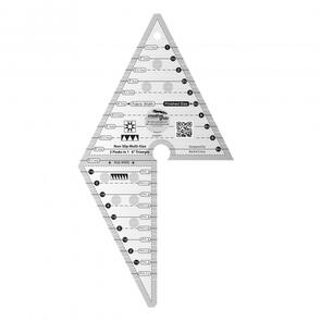 Creative Grids  2 Peaks in 1 Triangle Quilt Ruler