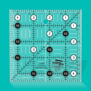 Creative Grids Quilt Ruler 4-1/2in Square
