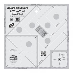 Creative Grids  quare on Square Trim Tool - 4in or 8in Finished