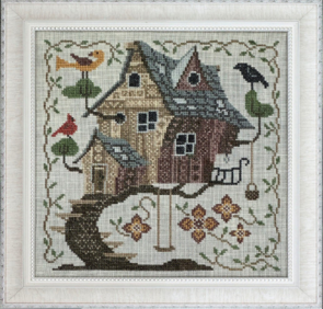 Cottage Garden Samplings Fabulous House Series - #6 Tree House Chart