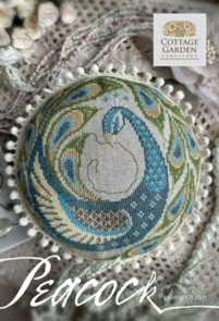 Cottage Garden Samplings Peacock Pin Cushion chart