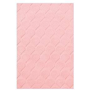 Sizzix Multi-Level Textured Embossing Folder - Fan Tiles
