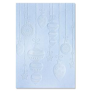 Sizzix 3-D Textured Impressions  Embossing Folder Sparkly Ornaments