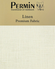 Permin Linen 28 Count Fabric - 46x46cm