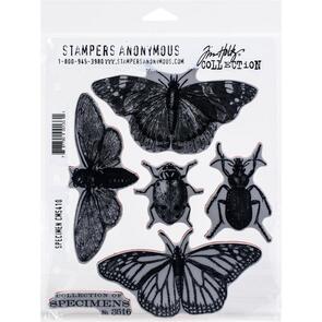 Stampers Anonymous Tim Holtz Cling Stamps 7"X8.5" - Specimen