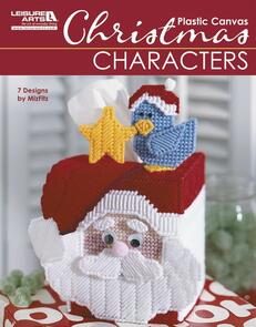 Leisure Arts  Christmas Characters In Plastic Canvas