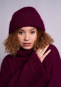 Mode at Rowan Knitting Pattern / Kit - Como Beanie Scarf - Mohair Soft
