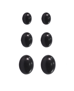Circulo Oval Safety Eyes 10 Pairs - Black