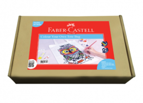 Faber-Castell Colour Your Own Tote Bag