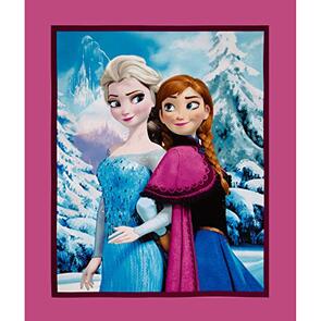 Springs Creative  Disney's Frozen - Sisters Snowy Scenic Panel 90cm/ 36"
