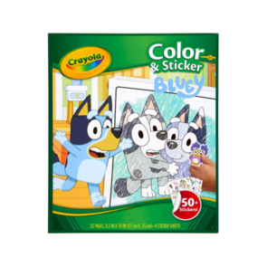 Crayola Color & Sticker Book Bluey