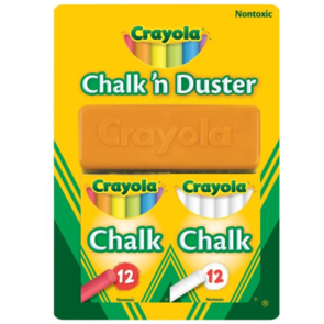 Crayola Chalk 'n' Duster Blister Pack