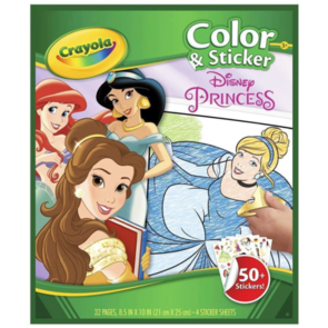 Crayola Color & Sticker Disney Princess