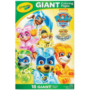 Crayola Giant Colouring Pages Foldalope Paw Patrol