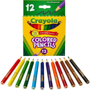 Crayola Colored Pencils Half-Size 12Pk