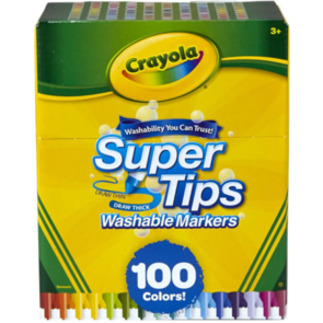 Crayola Supertips Markers 100pk