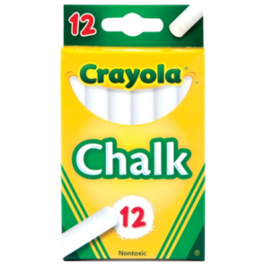 Crayola Chalk White 12PK